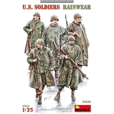 US Soldiers Rainwear 5 fig.MiniArt 35245 1:35