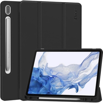 Enkay 61596 LEATHER Samsung Galaxy Tab S9 čierny