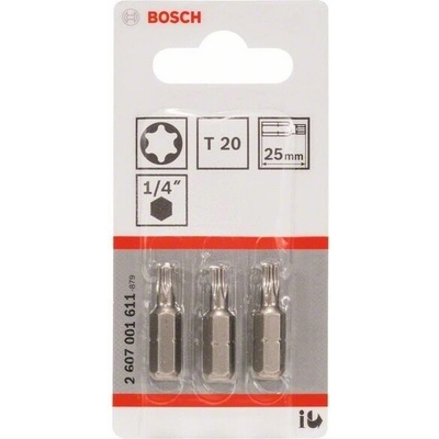 Bosch T20 25 mm 3 ks 2607001611