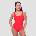 GymBeam Дамски спортен бански Red S
