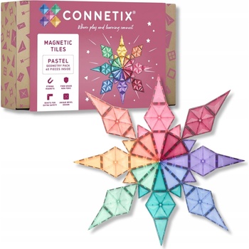 Connetix Pastel geometry 40 ks