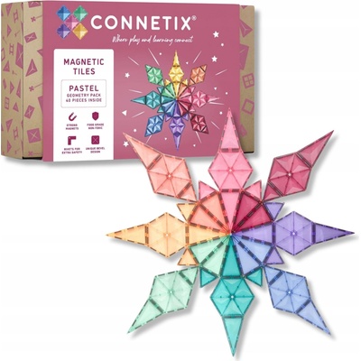 Connetix Pastel geometry 40 ks