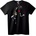 NOONEBRAND Тениска Абстрактни Устни - M, Black