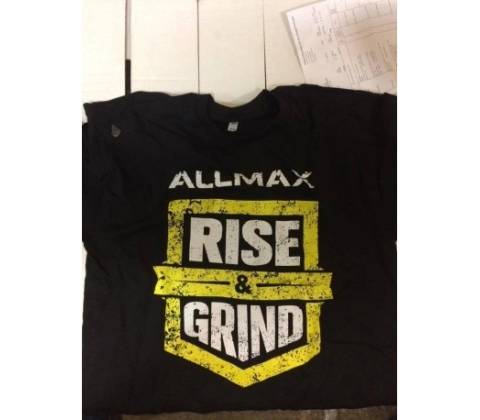 Allmax tričko Bílé