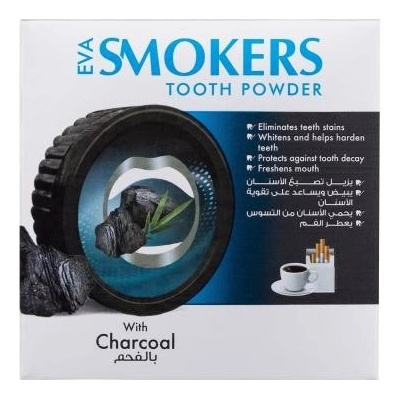 Eva Smokers Bělící zubní pudr Charcoal 40 g