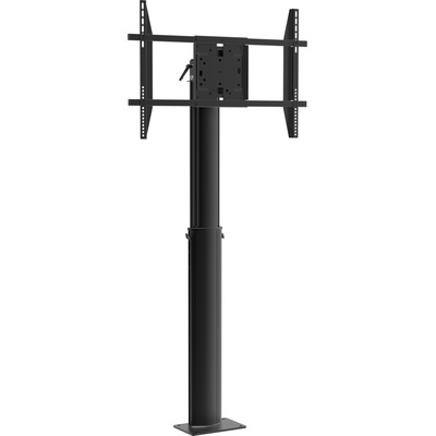 Blackmount Подова ТВ стойка, Blackmount FLOORFIX, 37"-70", макс. 45кг, регулируема височина 860~1460мм, стомана, черна (FLOORFIX)