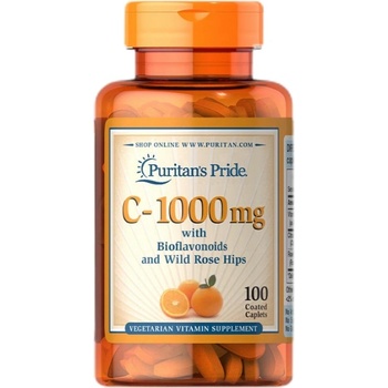 Puritan's Pride Vitamin C-1000 mg with Bioflavonoids & Rose Hips [100 капсули]