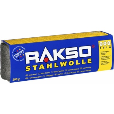 Rakso R00010606 | Brúsna oceľová vlna stupeň hrubosti 000 - 200 g