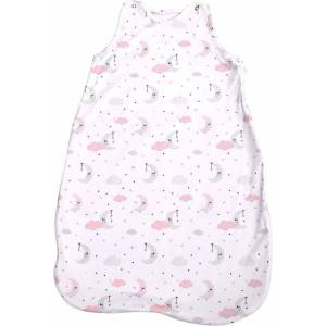 Lorelli Зимен чувал Lorelli - Ранфорс, Луни и звезди , розов, 95 cm, 2.5 tog (20810395201R)