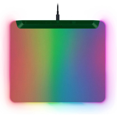 Подложка за мишка Razer Firefly V2 Pro, гейминг, RGB подсветка, зелена, 278 x 360 x 4.6 мм (RZ02-04920300-R3M1)
