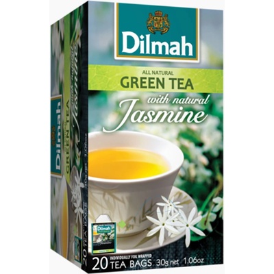Dilmah Jasmine Petals zelený čaj 20 x 1,5 g