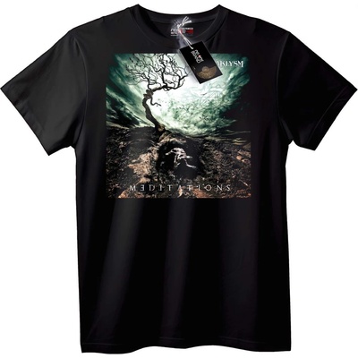 NOONEBRAND Тениска Klysm Медитативно Изкуство - 2XL, Black