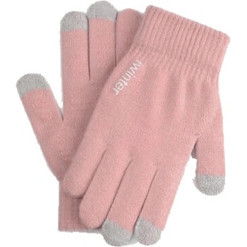Зимни ръкавици за тъч екрани S/M размер - iWinter Gloves Touch Unisex Size S/M (розов)