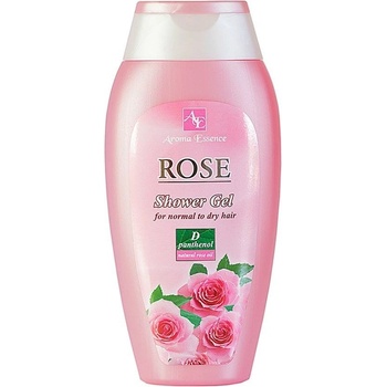 Aroma Essence sprchový gel Rose s růžovým olejem a D-pantenolem 250 ml