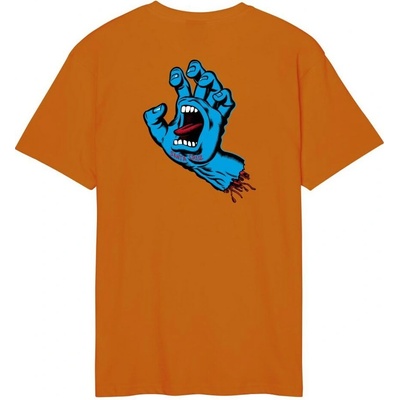Santa Cruz Screaming Hand Chest T-Shirt Amber