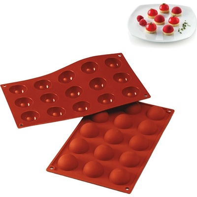 Silikomart Silikónová forma mini kopula 4x2cm 0,3l