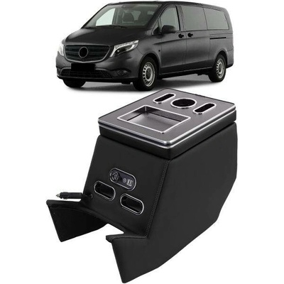 Středová konzole Mercedes Benz V W447 (V-class) s USB - černá