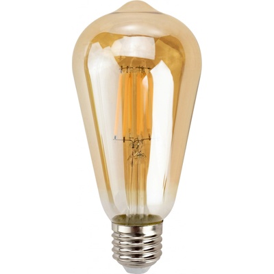 Vergionic 7549 Dekoratívna LED žiarovka 6W, E27, 2700K, teplá jantárová