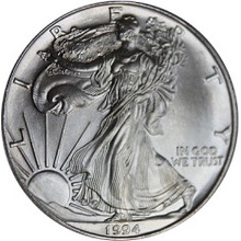 U.S. Mint strieborná minca American Eagle 1994 1 oz