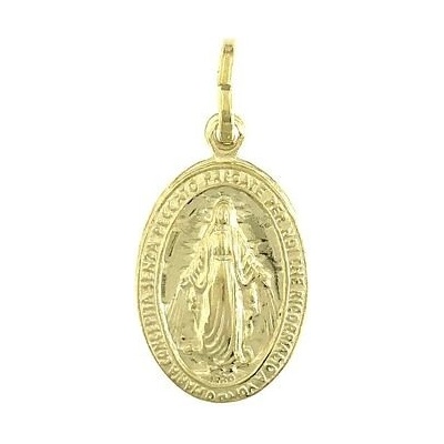 Infinitysilver Stříbrný pozlacený přívěsek madonka MIR 2 504262G