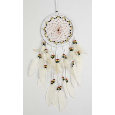 Lapač snů Beads bílá délka 45 cm