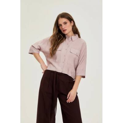 Moodo Вискозна риза розова Moodo Moodo | Rozov | ЖЕНИ | XS
