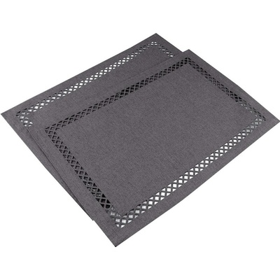 Stoklasa Prostírání textilní, oboustranné 30x45 cm Balení: 2 ks, Varianta: 3 šedá 3 šedá