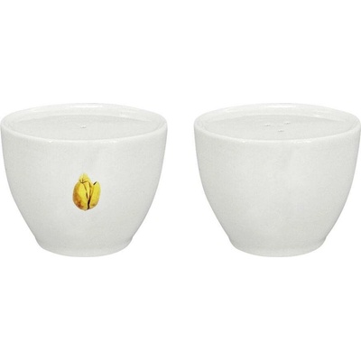 by inspire Porcelánová souprava sůl pepř Spring žlutá černá