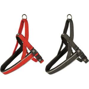 Duvo Plus East Harness Nylon - Регулируем нагръдник за кучета 65-80 см. /25 мм. червен