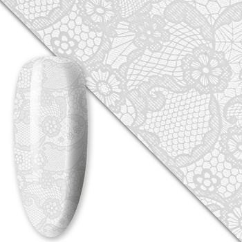 Transfer fólia na nechty biela 21 80 cm