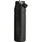 STANLEY 1913 Flip Straw Drinking Bottle with Straw 1.06L - Thermal Mug Cools for 17 Hours - Ice Cold for 4 Days - BPA Free - Leakproof - For Drink Holders - Dishwasher Safe - Black - 100000108013