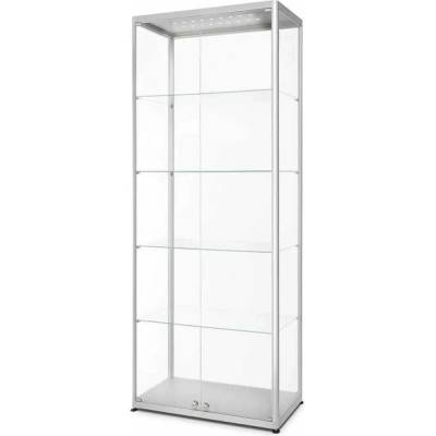 A-Z Reklama CZ prosklená osvětlená vitrína přední otevírání VR2-24-800FLED 800 x 2000 x 400 mm