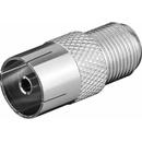 PremiumCord Adaptér, redukce F zásuvka / IEC zásuvka