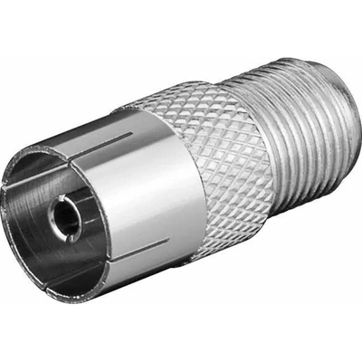 PremiumCord Adaptér, redukce F zásuvka / IEC zásuvka