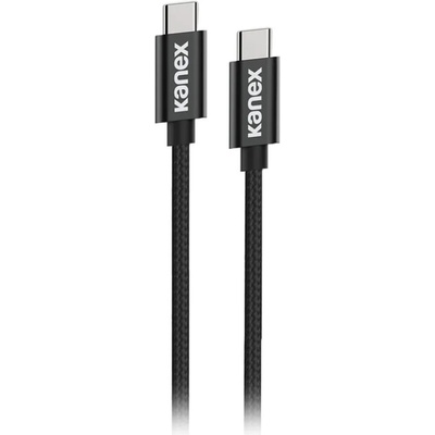 Kanex USB-C към USB-C кабел за устройства с USB-C порт (120 см) - Kanex DuraBraid USB-C to USB-C Charging Cable (черен) (K181-1089-BK1M)