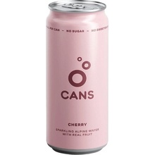 Cans jemně perlivá alpská voda čerešňa 330 ml