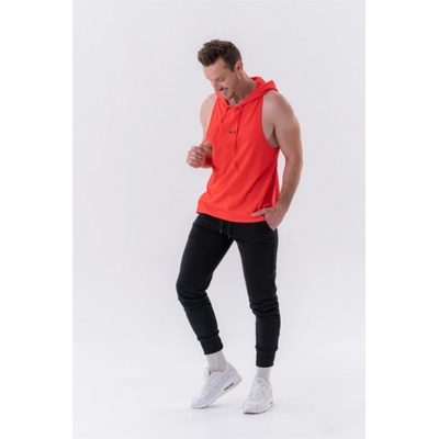 Nebbia Fitness s kapucí 323 červená