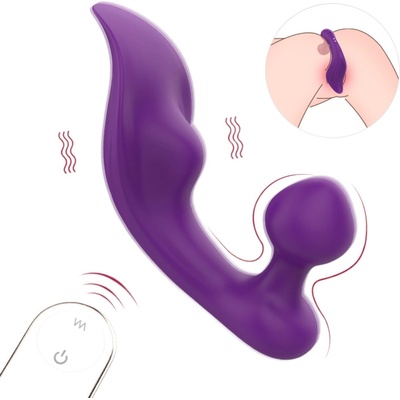 Sex HD Sunshine Rechargeable Ribbed G-spot Vibrator Purple