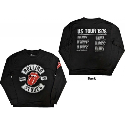 The Rolling Stones mikina Tour 1978 Čierna