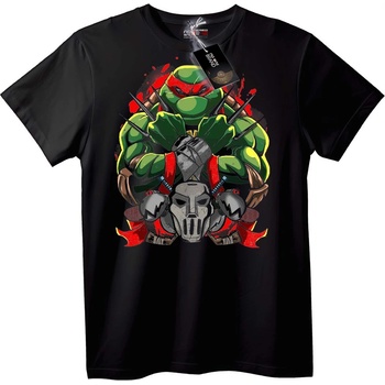 NOONEBRAND Тениска Рафаел TMNT Нинджа Костенурка - 2XL, White
