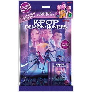 K-pop demon hunters Колекционерски албум K-Pop Demon Hunters - С 5 броя стикера (KPALBUM-2026)