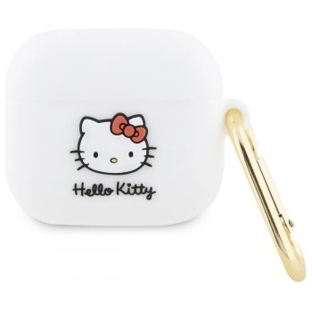 Силиконов гръб Hello Kitty Liquid Silicone 3D Head за Apple AirPods 3