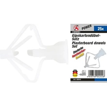 BGS 80843 Kraftmann - Hmoždinky do sádrokartonu. Sada 25 dílů