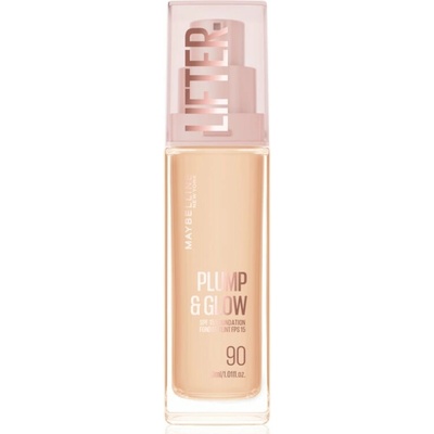 Maybelline New York Lifter Plump & Glow rozjasňujúci make-up 90 30 ml