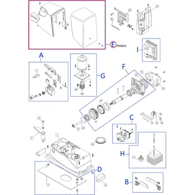PRRB03 kit krytu pre ROAD400R10