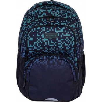 HEAD Ученическа раница Head - Зелени блокчета (AS502024117)
