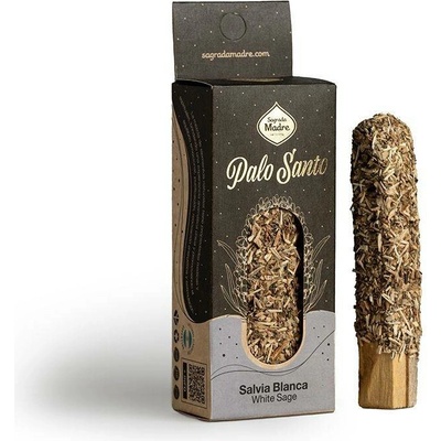 Sagrada Madre Tyčinka Palo Santo s bílou šalvějí 1 ks