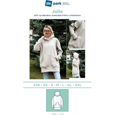 de-park Papírový střih - Julie vel. XXS-XXL – Zboží Dáma