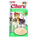 INABA Cat Churu Pyré kura s krabom 4 x 14 g