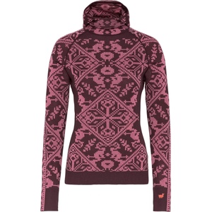 Kari Traa Дамско мериносово термобельо Kari Traa Women's Saga Hood Merino base layer - Cocoa Powder - размер XL (105-6582-0415)